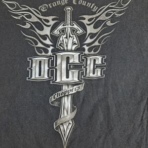 Orange County Choppers Men’s Black Graphic T‑Shirt